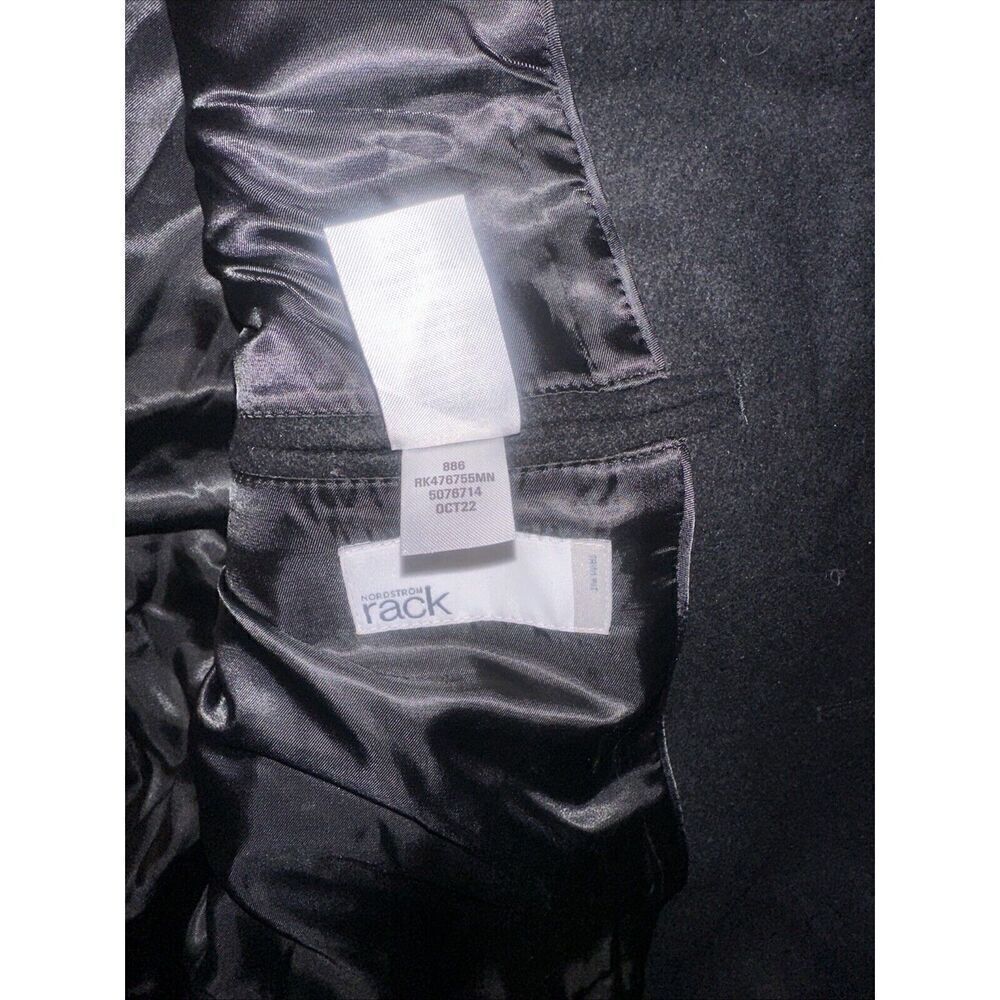 Nordstrom 3-Button Man's Lined Dress Jacket Coat Black Wool Size 2XL. NWOT. 15 - Picture 6 of 9